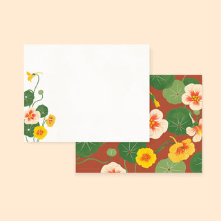 NASTURTIUM Notecards | Set of 4 - Botanica Paper Co.®