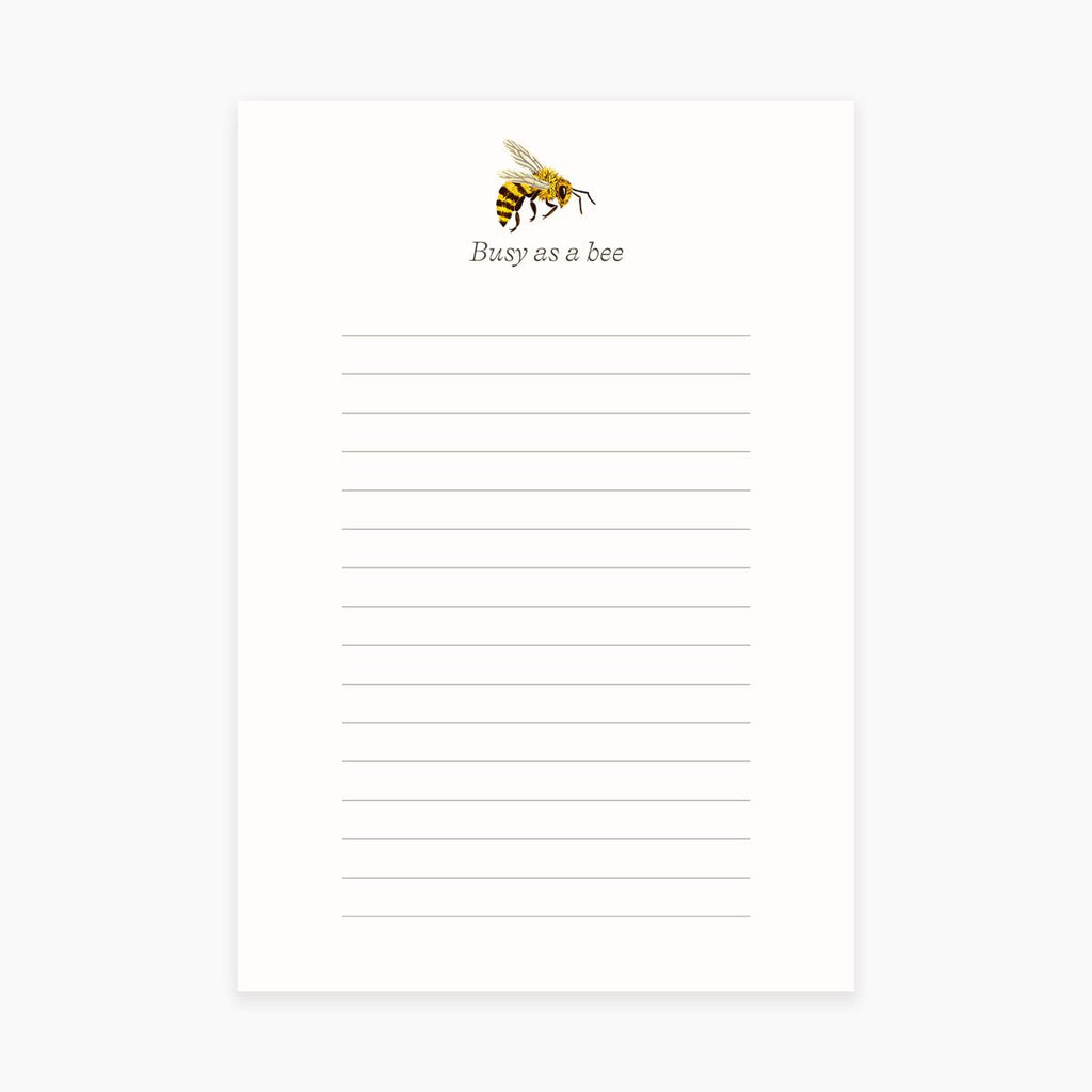 BUSY AS A BEE | Notepad – Botanica Paper Co
