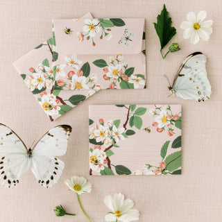 APPLE BLOSSOM Envelopes | Boxed set of 15 - Botanica Paper Co.®