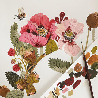 FOX & FLORA | ART PRINT - Botanica Paper Co.®