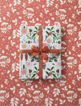 CHRISTMAS ROSE | Double Sided Gift Wrap - Botanica Paper Co.®