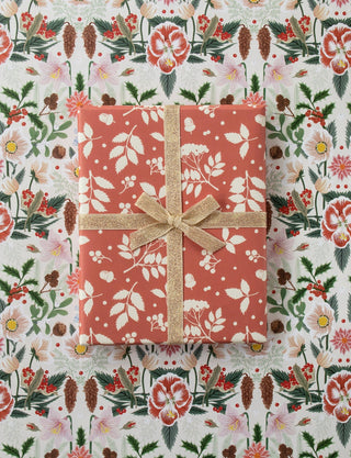 CHRISTMAS ROSE | Double Sided Gift Wrap - Botanica Paper Co.®
