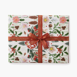 CHRISTMAS ROSE | Double Sided Gift Wrap - Botanica Paper Co.®
