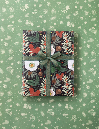 WINTER BOTANICALS | Double Sided Gift Wrap - Botanica Paper Co.®