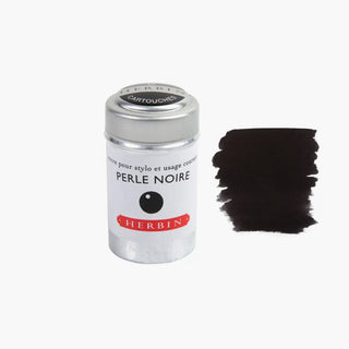 HERBIN Fountain Pen Ink Cartridges | Black Pearl - Botanica Paper Co.®