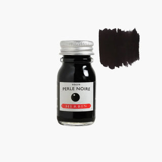 HERBIN Fountain Pen Ink | Black Pearl - Botanica Paper Co.®