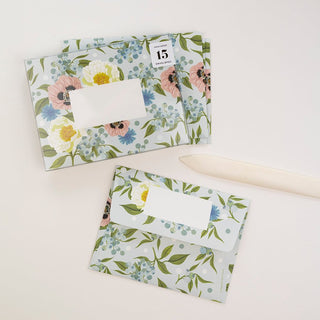 LUSH FLORA Envelopes | Boxed set of 15 - Botanica Paper Co.®