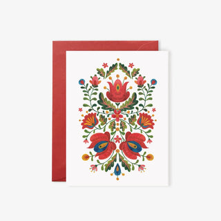 FOLK EMBROIDERY | Greeting Card - Botanica Paper Co.®