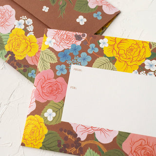 ROSE GARDEN Envelopes | Boxed set of 15 - Botanica Paper Co.®