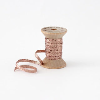 METALLIC BRAIDED RIBBON | rose gold - Botanica Paper Co.®