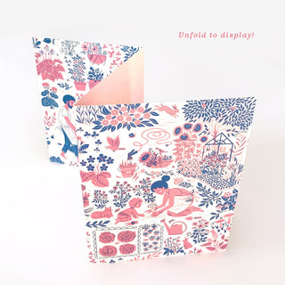 GARDENERS | Tri - Fold Greeting Card - Botanica Paper Co.®