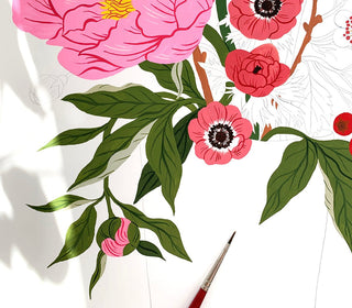 GARDEN VASE | ART PRINT - Botanica Paper Co.®